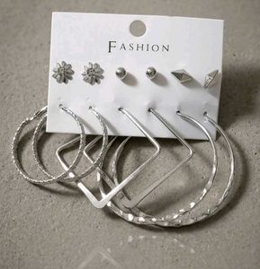 Chic Geometric Earring Set