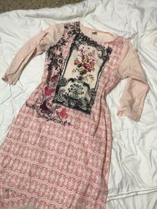 Straight printed kurta
