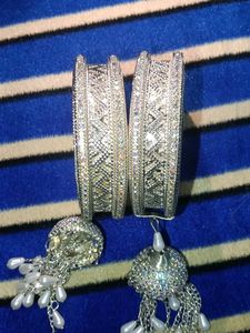 Sparkling Bangles with Charms