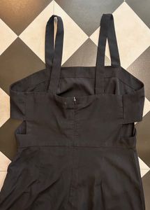 Cutout Black Dress