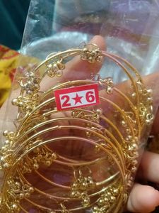Elegant Gold Bangles Set