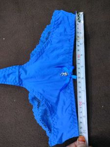 Blue Thong🤎 with Bow Detail