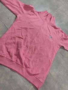 Pink Long Sleeve Turtle Neck sweater