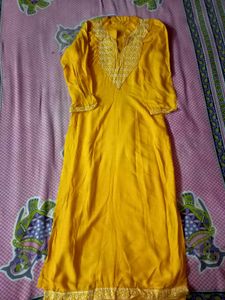 yellow Long kurti🧡💛