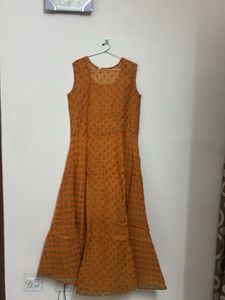 Beautiful Orange Ethnic Gown