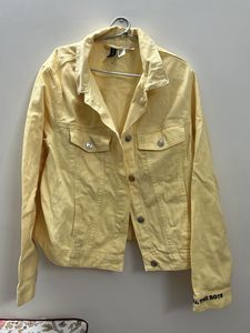 Stylish Yellow Denim Jacket