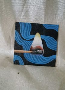 Burning Match Canvas Art