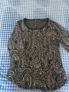 M&amp;S Stylish Paisley Print Top