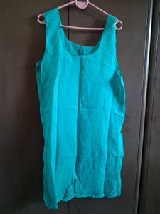 Turquoise Embroidered Kurta