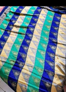 Colorful Paisley Print Saree