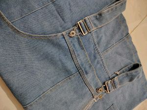 Denim dungaree