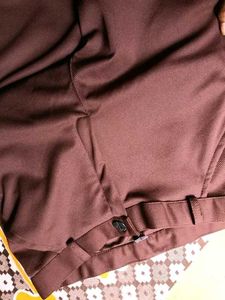 Chic Brown Wide-Leg Pants Set