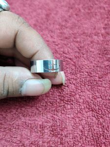 Silver Smiley Ring