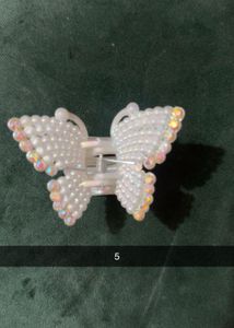 Pearl Hair Claw Clips Set