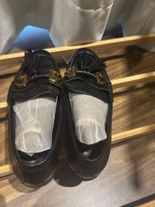 ZARA Stylish Black Loafers with Tassel Detail