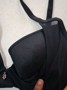 32D ThirdLove Black Mesh Bra
