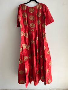 Brand new designer Red Embroidered Anarkali G