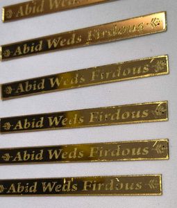 Personalized Wedding Favor Tags 6pieces