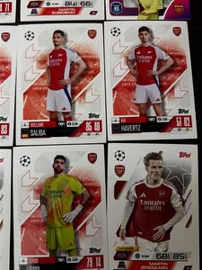 🛑Topps Arsenal Football Cards Lot