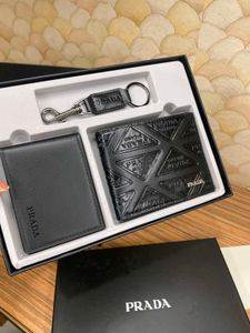 Prada Wallet &amp; Keychain Set