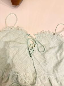 ❗️Light Blue Lace Trim Camisole Top❗️