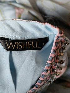 Light Blue Floral Maxi Dress