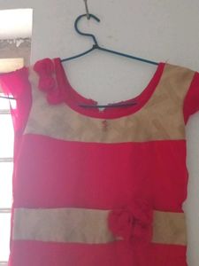 Elegant Red Ethnic Gown
