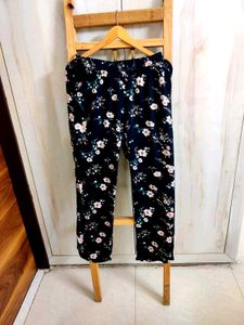 Floral Print Palazzo Pants waist size-28