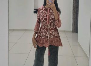 Printed Tunic Top