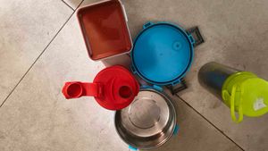 6 Lunch Box &amp; Water Bottle Set