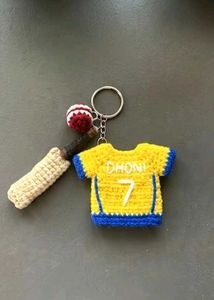 Cricket Jersey Keychains Trio