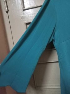 Elegant Teal Top