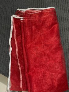 Elegant Red Sheer Dupatta