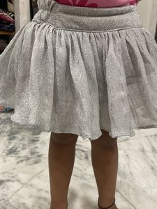 Sparkly Silver Skirt