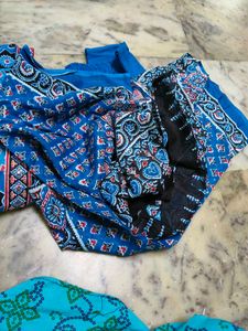 Anarkali suit mirror work