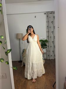 Boho White Maxi Dress