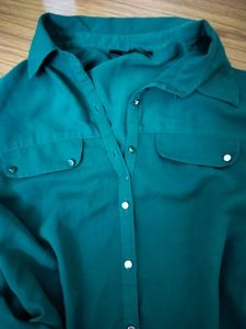 Madame Dark Green Shirt