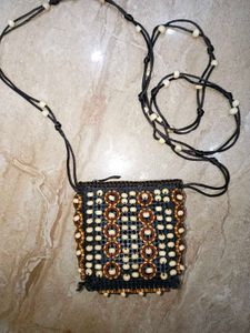 Beaded Sling Bag