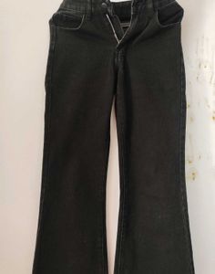 Stylish Dark Wash Flared Jeans
