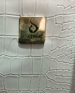 Chic levender Croc-Embossed Handbag