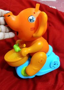 Musical Drumming Elephant Toy (New broken)