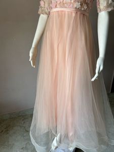 Pink Floral Tulle Gown NO DISCOUNT ❌