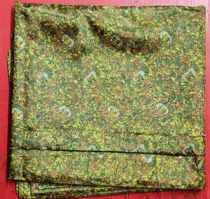 Vibrant Floral Print Dress Material