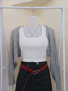 Grey Bolero Cardigan