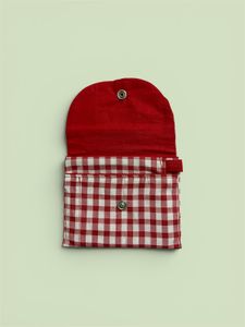 Pinteresty Red Gingham Wallet / Cardholder