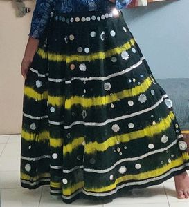 Boho Tie-Dye Maxi Skirt