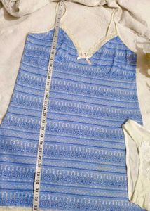 Daisy Print Slip Nighty With Penty