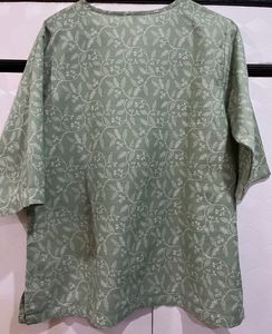 Green Floral Print Co ord Set