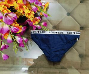 🎀Cute Navy Briefs with "LOVE" Band🎀