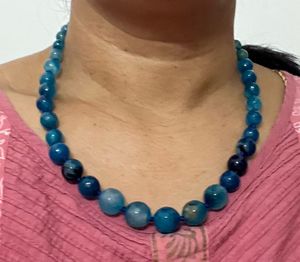Blue Beaded Necklace
